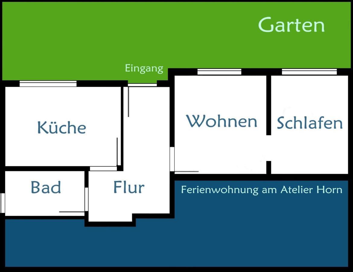 Ferienwohnung Am Atelier Horn Оверат Экстерьер фото